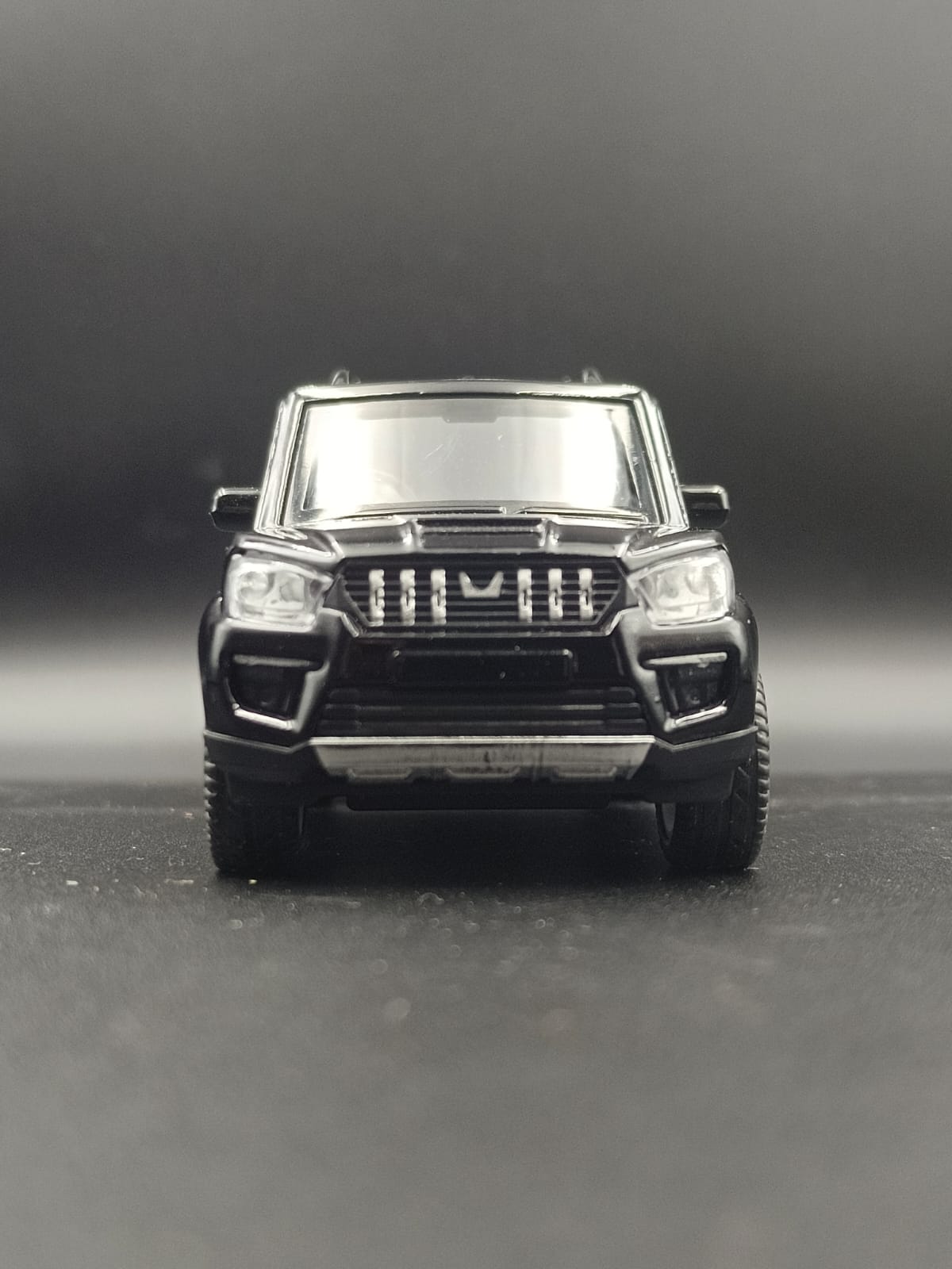 MC5 Mahindra Scorpio S11 Diecast Toy Car - Black SUV Scale Model