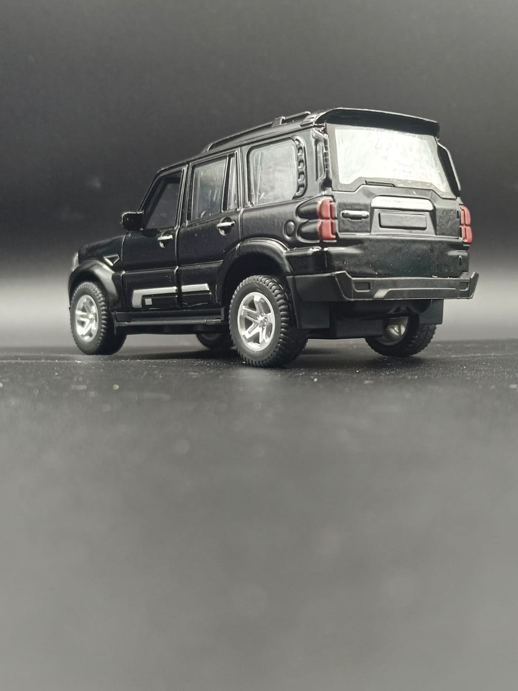 MC5 Mahindra Scorpio S11 Diecast Toy Car - Black SUV Scale Model