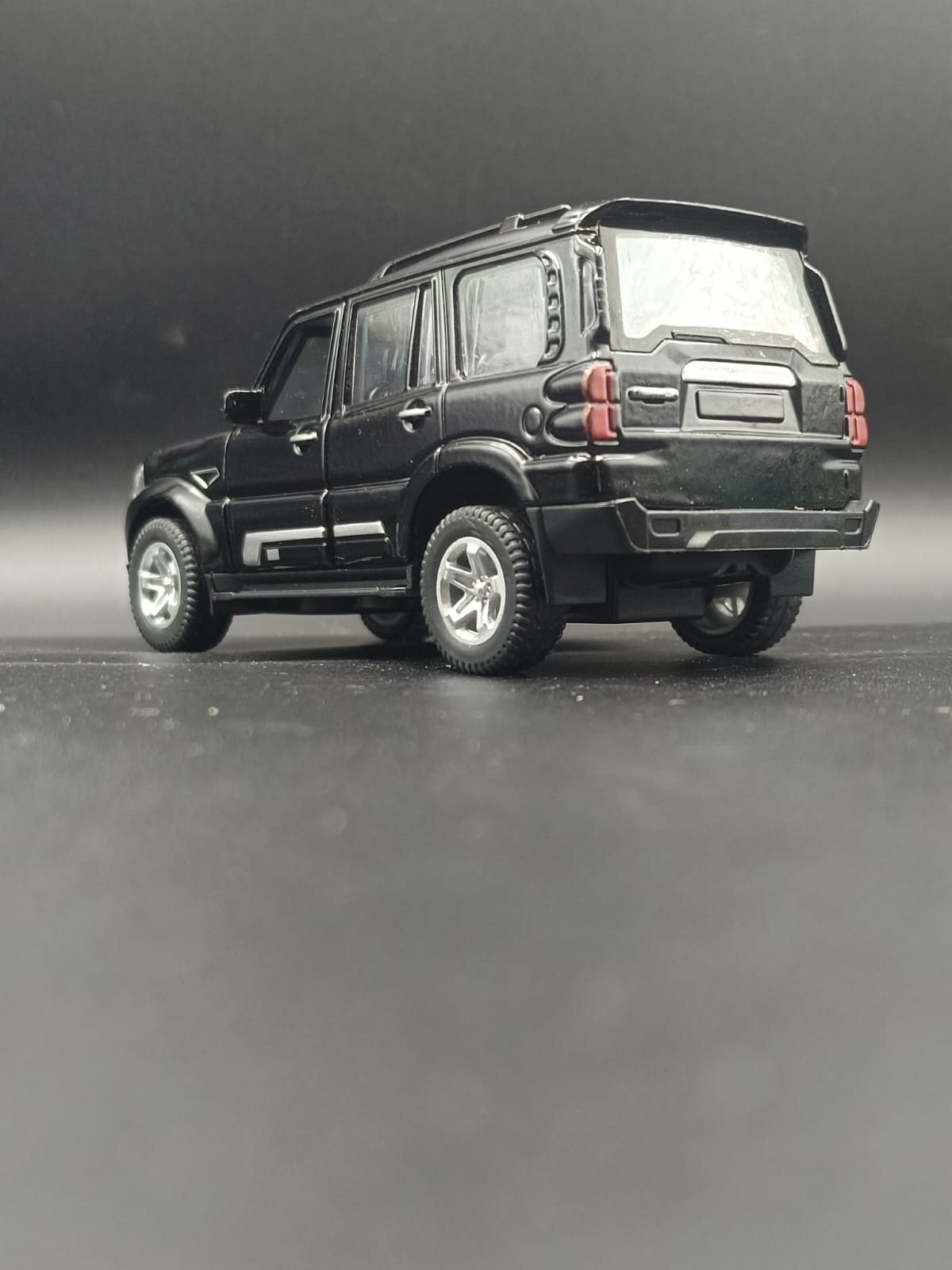 MC5 Mahindra Scorpio S11 Diecast Toy Car - Black SUV Scale Model