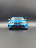Kinsmart 2024 Honda Civic Type R Diecast Model Car (1:36 Scale Licensed) Blue