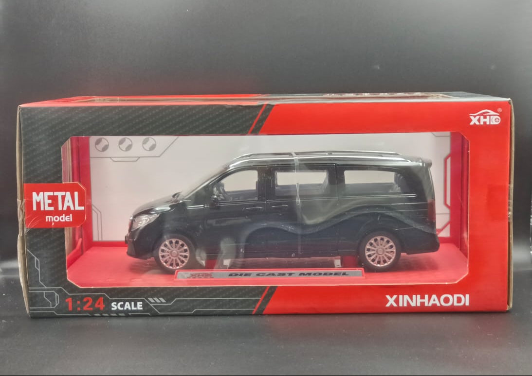 1:24 Scale Mercedes-Benz V-Class V260L Diecast Metal Model Car - Black