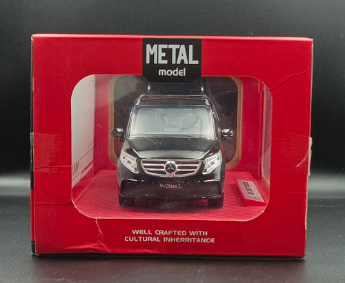 1:24 Scale Mercedes-Benz V-Class V260L Diecast Metal Model Car - Black