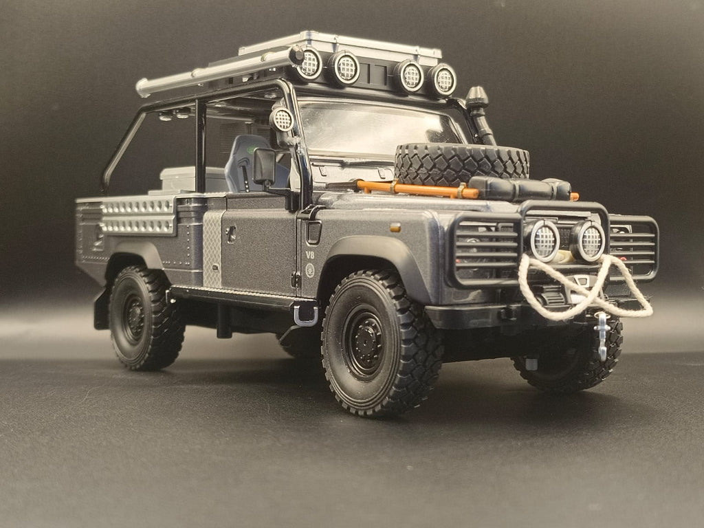Jinlifang 1:24 Scale 6x6 Off-Road Alloy Die-Cast Model Truck - Grey