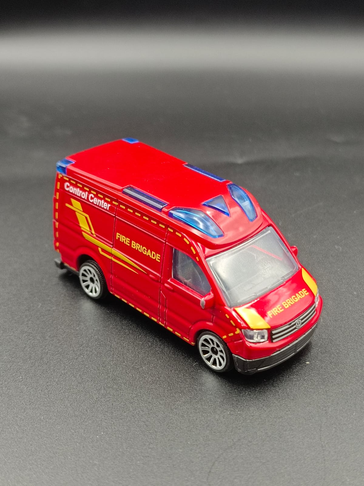 Majorette Volkswagen Crafter Fire Brigade Van - S.O.S. Series Die-Cast Model (1:64 Scale)