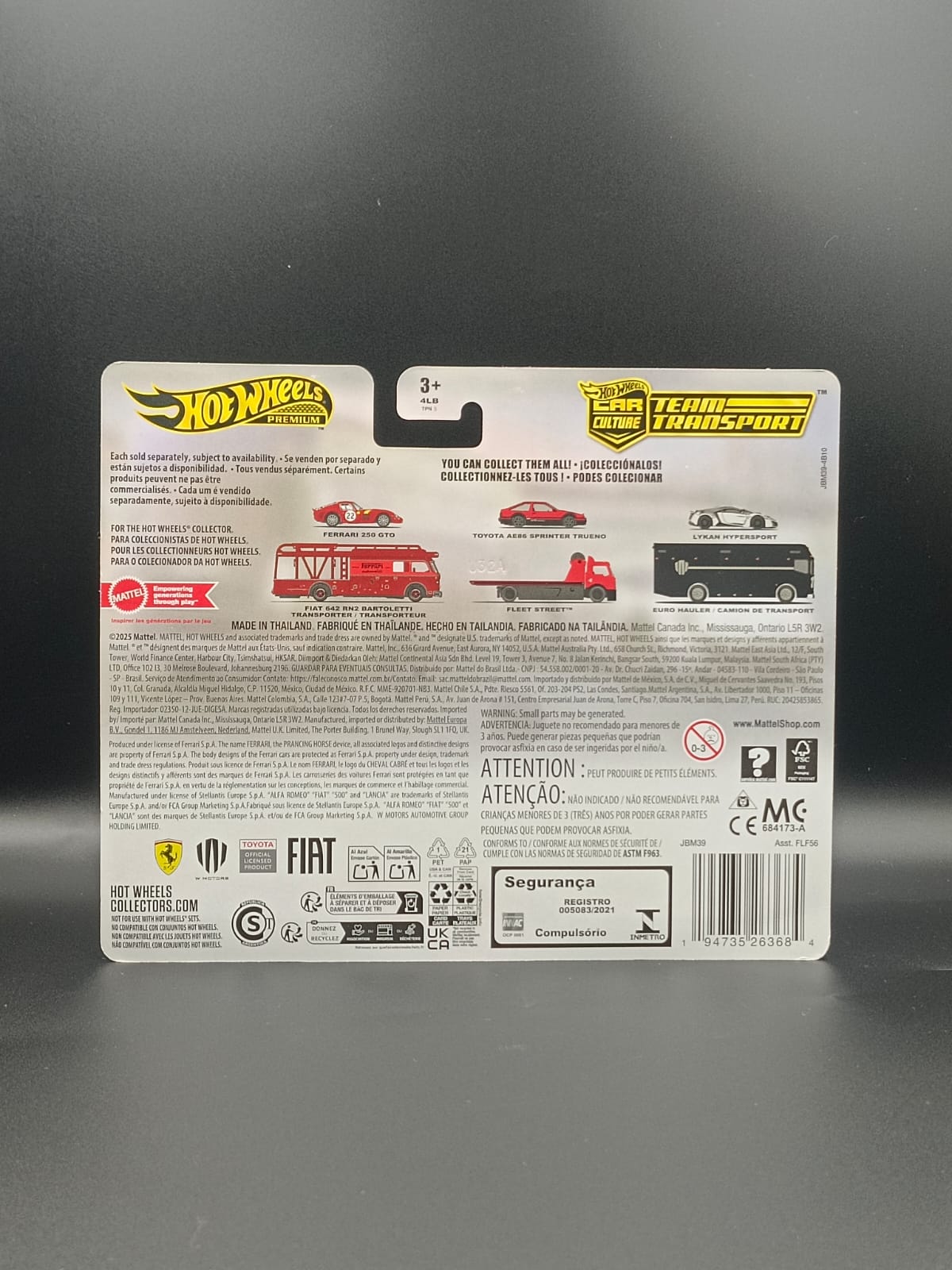 Hot Wheels Premium Car Culture Team Transport #85 - Lykan Hypersport & Euro Hauler (1:64 Scale)