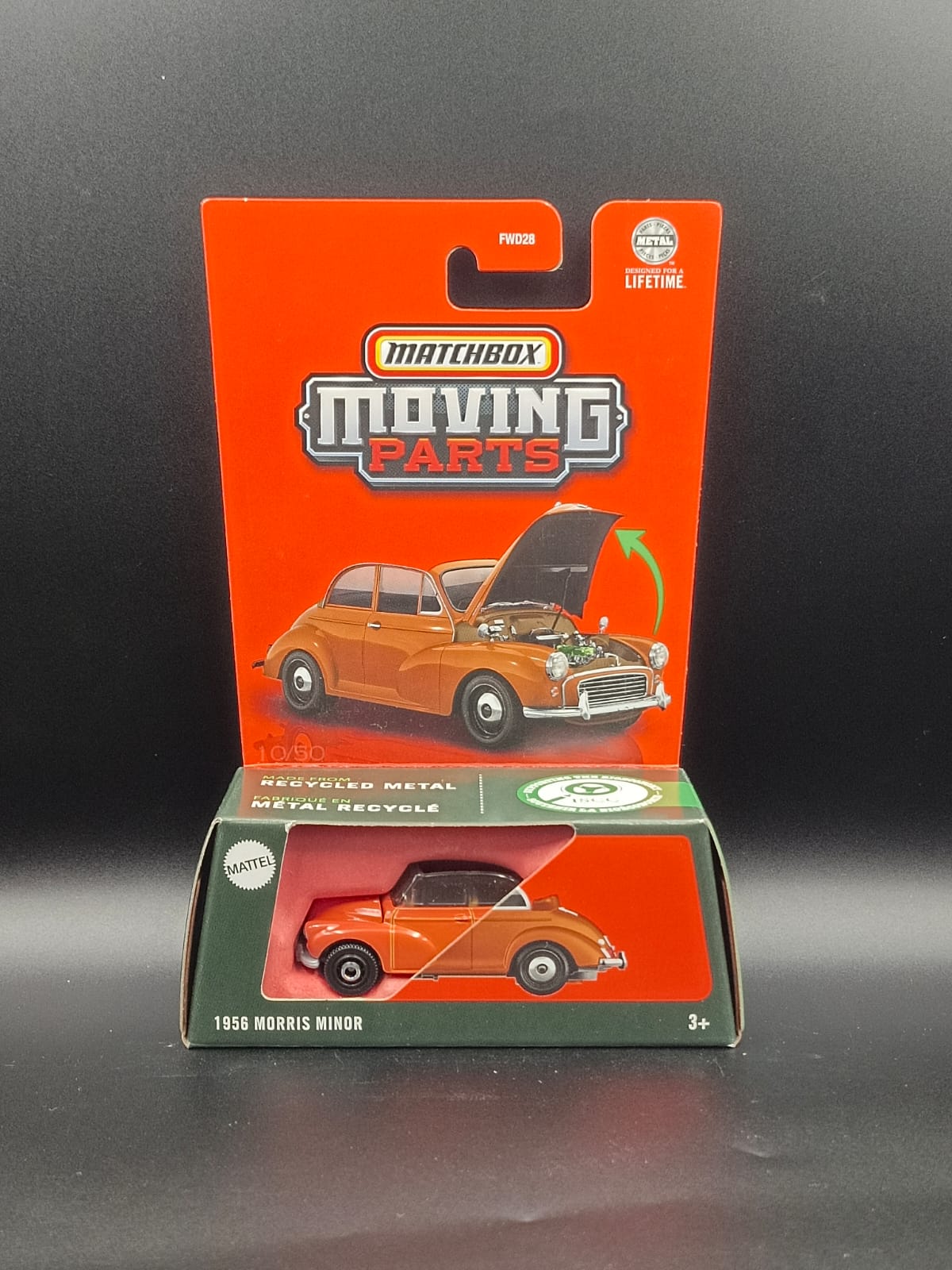 Matchbox Moving Parts 1956 Morris Minor (1:64 Scale Diecast Vehicle)