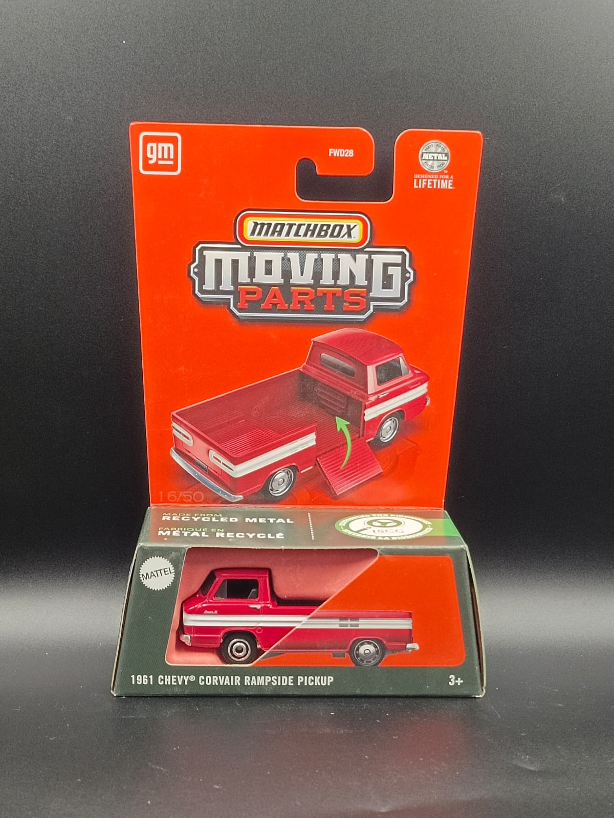 Matchbox Moving Parts 1961 Chevy Corvair Rampside Pickup (1:64 Scale)