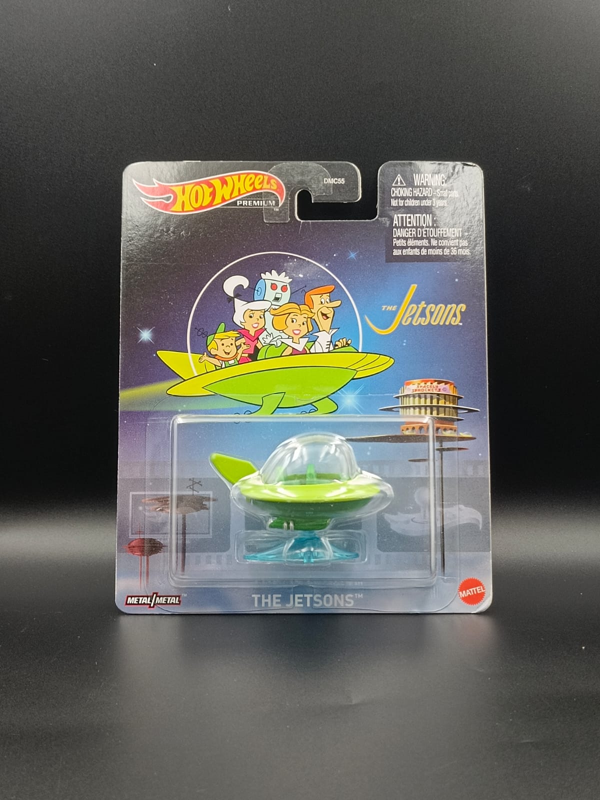 Hot Wheels Premium Replica Entertainment 2023 Mix 1 - Set of 5 (Batmobile, Jetsons, 007, Toyota Pickup)