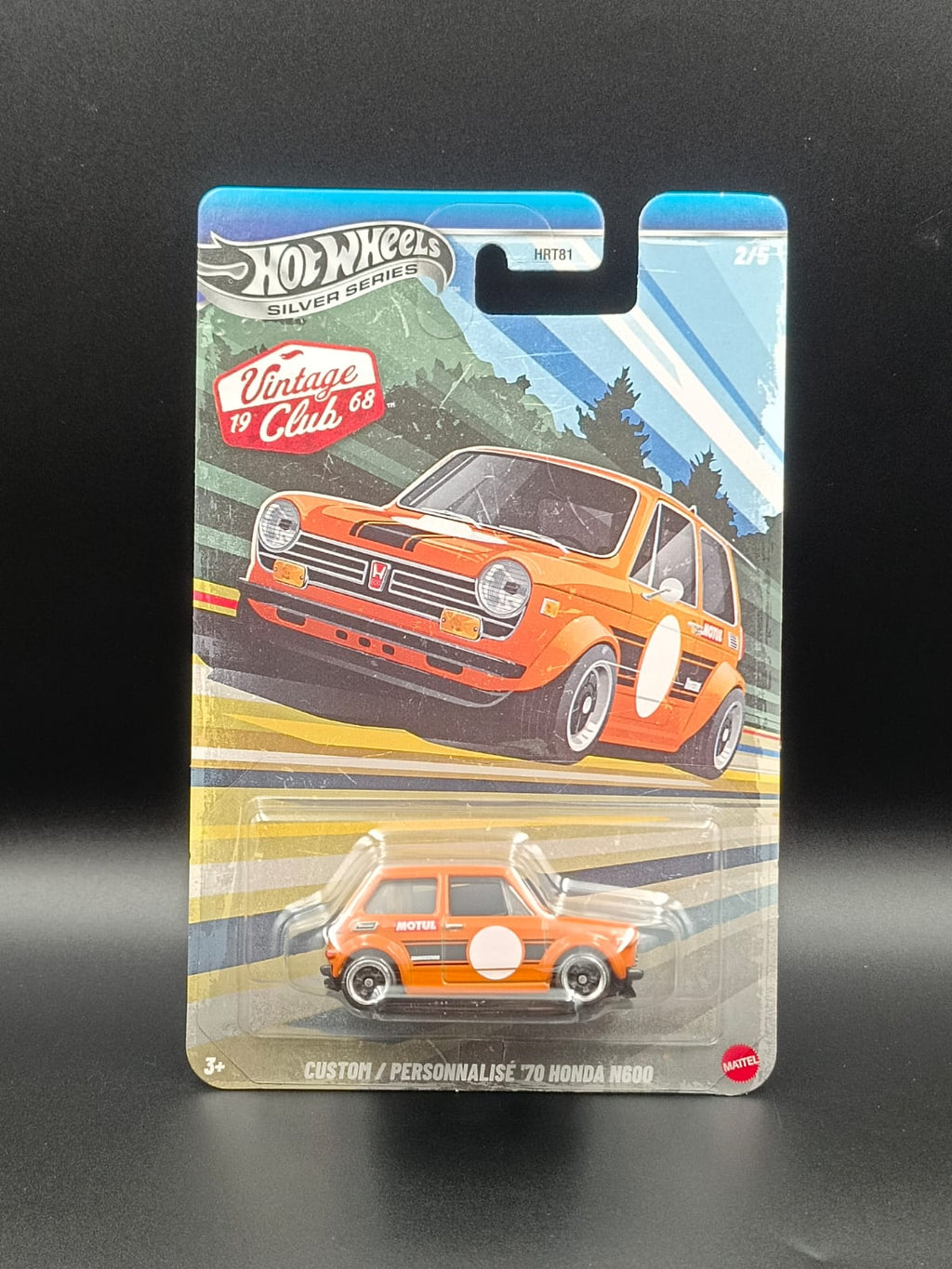 Hot Wheels Silver Series - Vintage Club 1968 Diecast Cars (1:64 Scale)
