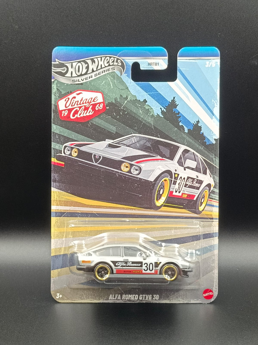 Hot Wheels Silver Series - Vintage Club 1968 Diecast Cars (1:64 Scale)