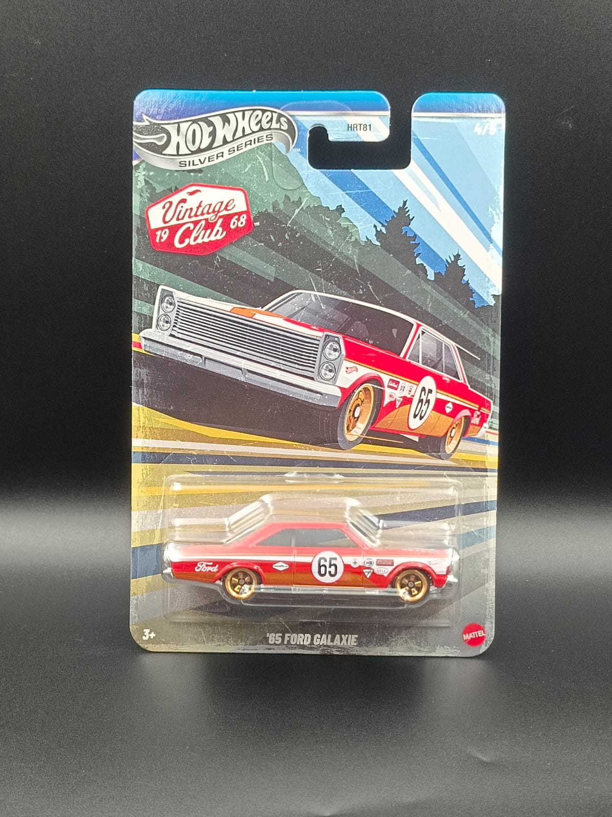 Hot Wheels Silver Series - Vintage Club 1968 Diecast Cars (1:64 Scale)