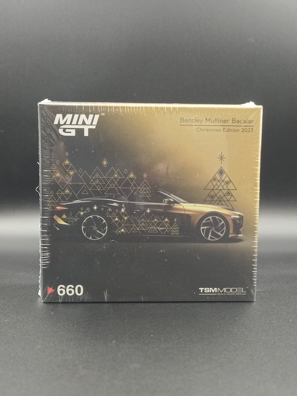 MINI GT 1:64 Bentley Mulliner Bacalar Christmas Edition 2023 (Diecast Model #660)