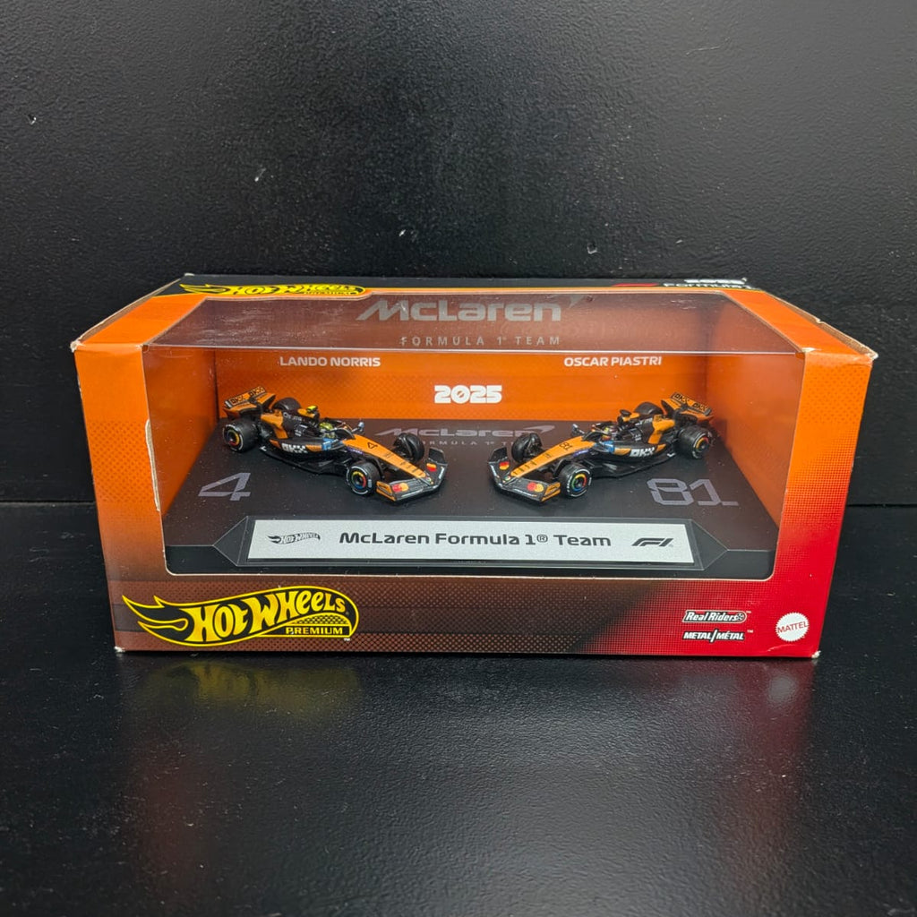 Hot Wheels Premium Formula 1 McLaren Team 2-Pack (2025 Edition)