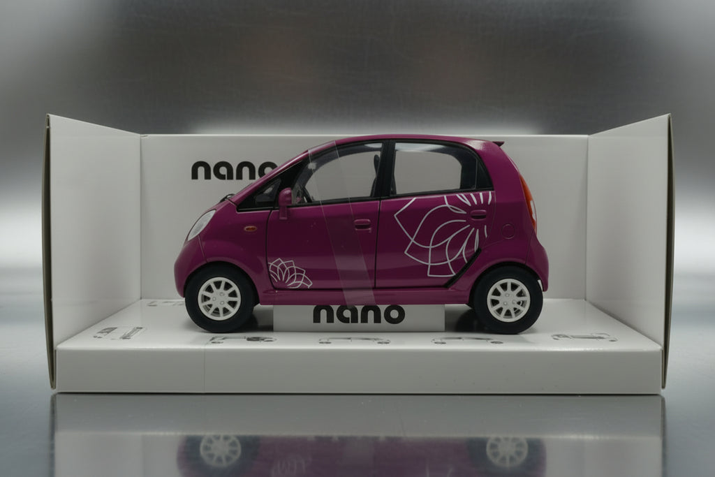 Official Tata Nano Diecast Scale Model Car - 1:18 Scal.