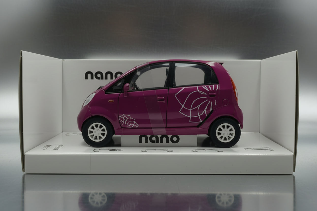 Official Tata Nano Diecast Scale Model Car - 1:18 Scal.