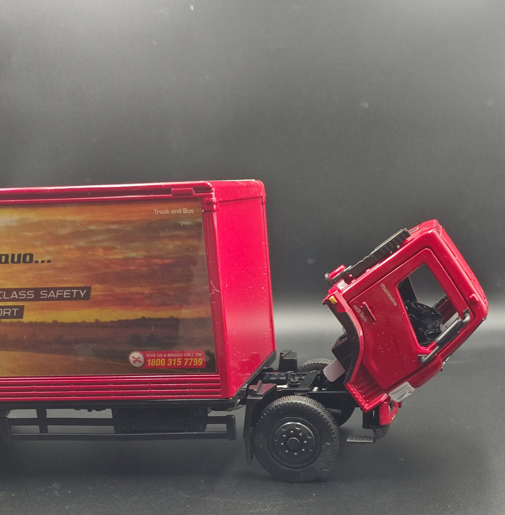 Mahindra Furio 14 Truck Diecast Scale Model - 1:32 Scale (Red)