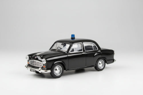 Hindustan Ambassador Indian Police (1958) - 1:43 Scale Diecast Model